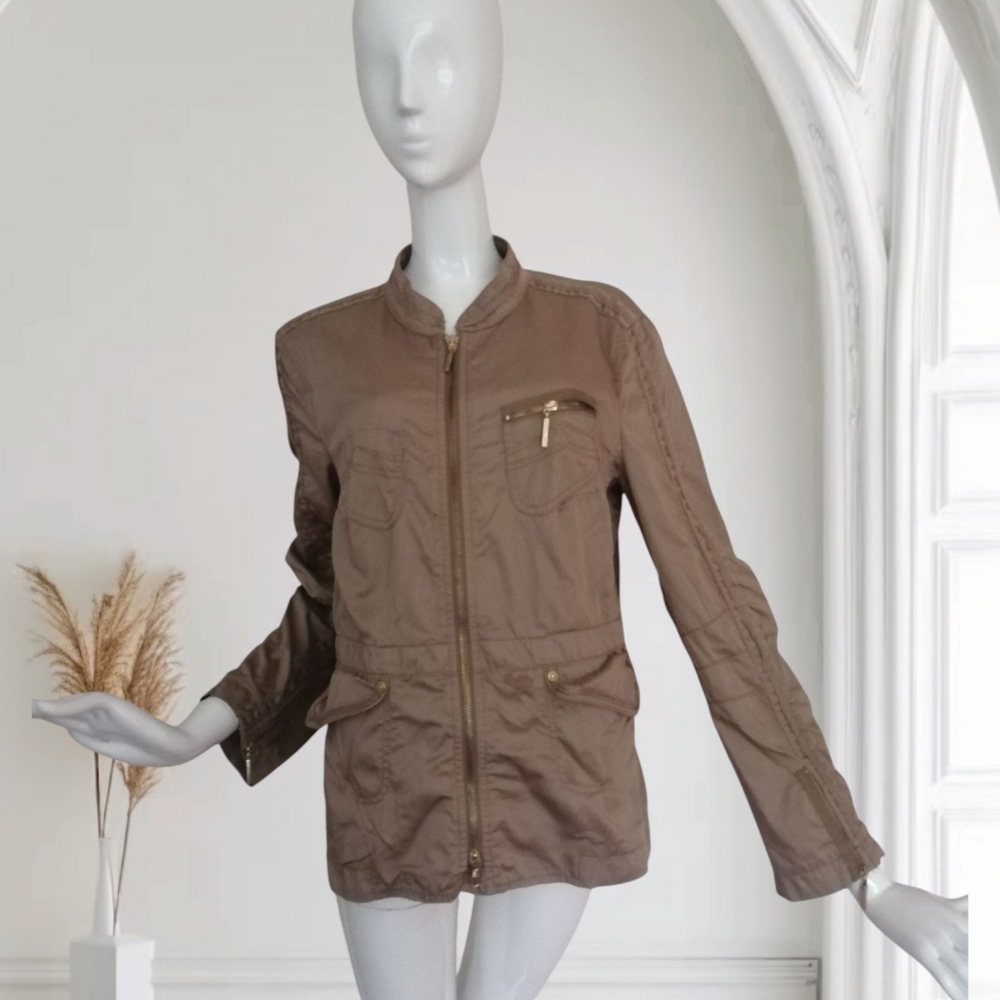 Women's Tan Jacket Luisa Cerano